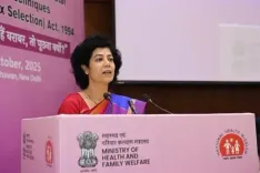 Has India’s sex ratio at birth improved to 917 females per 1,000 males in 2021-23?