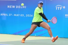 Shruti Ahlawat wins ITF W15 New Delhi singles title, defeats Kolonus 7-5, 6-2, 7-6