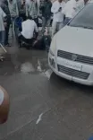 Indore car fire: Man suffers 60% burns, police smash window to rescue him