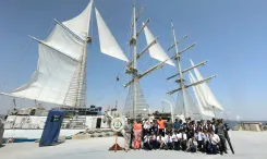 INS Sudarshini hosts 500+ Indian diaspora at Oman's Salalah during Lokayan-26 voyage