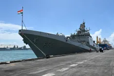 INS Tarkash reaches Port Louis to mark 192nd Aapravasi Diwas with Mauritius