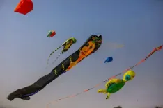 What is Happening at the International Kite Festival in Hyderabad?