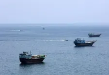 Oil tanker EL GAIA explodes on naval mines in Strait of Hormuz
