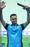 उदयवीर सिद्धू ने काहिरा ISSF वर्ल्ड कप में 10 मीटर एयर पिस्टल गोल्ड जीता, रीट्ज को 0.5 अंक से हराया