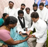 Jagan visits Dalit youth's family after suicide over police harassment in Vijayawada