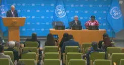 Jaishankar addresses media after inaugural GoFonS4 meet at UNGA