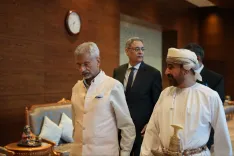 Jaishankar arrives in Oman, received by FM official