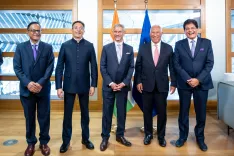 Jaishankar calls on EU Council President Antonio Costa