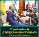 Jaishankar Greets Mozambique on Independence Day