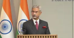 Jaishankar meets Azerbaijan FM Bayramov, addresses press