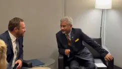 Jaishankar meets Estonia FM Tsahkna at UNGA81