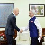Jaishankar Meets SWIFT CEO in New Delhi