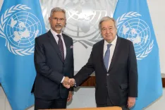 Jaishankar meets UN chief Guterres in New York