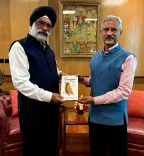 Jaishankar Receives Book on India-ASEAN Relations