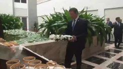 Jaishankar, Rubio Pay Tribute at 26/11 Taj Memorial in Mumbai