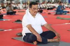 Jal Shakti Minister Paatil Marks International Yoga Day