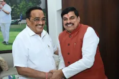 Jal Shakti Minister Paatil meets MP CM Mohan Yadav in Delhi