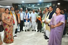 Jal Shakti Minister Paatil Reviews JJM Progress with Chhattisgarh MPs