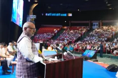 उपराष्ट्रपति राधाकृष्णन ने 9वें भारतीय अंतरराष्ट्रीय जल सप्ताह 2026 का उद्घाटन किया, जल सुरक्षा को बताया राष्ट्र सुरक्षा की नींव