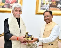 क्या जम्मू-कश्मीर के एलजी मनोज सिन्हा ने मुख्यमंत्री विष्णुदेव साय से मुलाकात की?