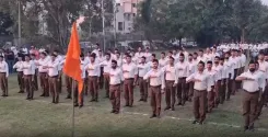 जम्मू यूनिवर्सिटी में RSS का विजयदशमी उत्सव और पथ संचलन, युवाओं को राष्ट्र निर्माण का आह्वान