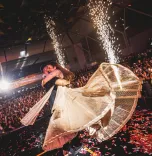 Jasmine Sandlas introduces fiancé Shekhar onstage at Dream Girl Tour Delhi debut