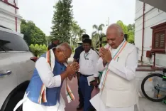 जीतन राम मांझी ने बिहार के राज्यपाल आरिफ मोहम्मद खान से की मुलाकात