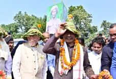 Did Jharkhand Guv and CM Hemant Soren Lead Tributes at Birsa Munda’s Birthplace on His 150th Birth Anniversary?