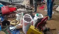 गोड्डा में अवैध गन फैक्ट्री का भंडाफोड़: आरटीआई एक्टिविस्ट पवन तुरी फरार, हथियार-मशीनें ज़ब्त