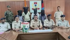 झारखंड के खूंटी में मादक पदार्थों के खिलाफ बड़ी कार्रवाई, चार गिरफ्तार