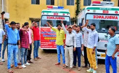 झारखंड में 108 एंबुलेंस कर्मचारियों की 40 घंटे की हड़ताल, 21 अक्टूबर से अनिश्चितकालीन आंदोलन की चेतावनी