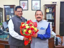 Jitendra Singh welcomes new AIIMS Jammu Director Dr. Sanjeev Sinha