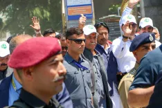 J&K L-G Manoj Sinha leads Anantnag padyatra in Drug-Free J&K Campaign