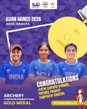 Joshi Hails India's Gold in Women's Compound Archery at Asian Games 2026