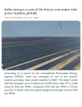 Joshi Highlights India as Low-Cost Solar Power Market