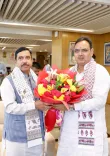 Joshi, Rajasthan CM Discuss MSP Wheat, Solar Push