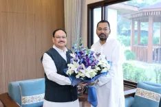 बिहार स्वास्थ्य मंत्री निशांत कुमार ने जेपी नड्डा से की मुलाकात, सुपर स्पेशियलिटी अस्पतालों के विस्तार पर बनी सहमति