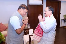 JP Nadda visits Dibrugarh to assess Assam flood crisis