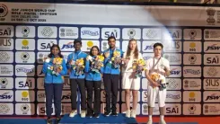 Jr World Cup Shooting: India claim air rifle mixed team gold and silver as Croatia, Czechia win trap gold