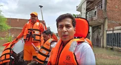 कानपुर में पांडु नदी उफान पर, 11 इलाके जलमग्न; NDRF के 35 जवान रेस्क्यू में जुटे