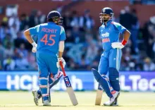 Karke dekho, mereko mat bolna: Stump mic captures Rohit and Iyer's debate over call for single