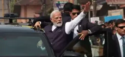 क्या कर्नाटक के उडुपी में पीएम मोदी का मेगा रोड शो उनके प्रधानमंत्री बनने के बाद का पहला दौरा है?