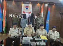 क्या रांची में कारोबारी से रंगदारी मांगने और बम विस्फोट करने वाले दो अपराधियों को पुलिस ने गिरफ्तार किया?