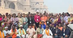 काशी तमिल संगमम 4.0 : किसानों के प्रतिनिधिमंडल ने अयोध्या में किए रामलला के दर्शन