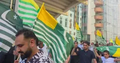 Kashmiri diaspora marches in Brussels, demands UN action over PoK killings