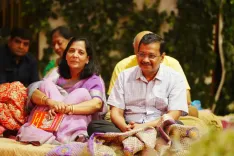 Kejriwal shares images in reply post on X