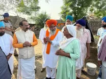 क्या केंद्रीय राज्य मंत्री जॉर्ज कुरियन ने पंजाब के मोगा का दौरा किया?