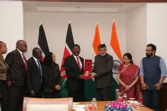 Kenya Speaker Wetang'ula visits India, meets VP Radhakrishnan