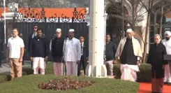 Did Kharge, Sonia, and Rahul Gandhi Lead Congress's 140th Foundation Day Flag Hoisting in Delhi?