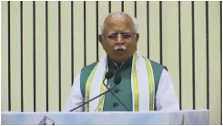 Khattar calls for new S.A.N.K.A.L.P to accelerate India's infrastructure